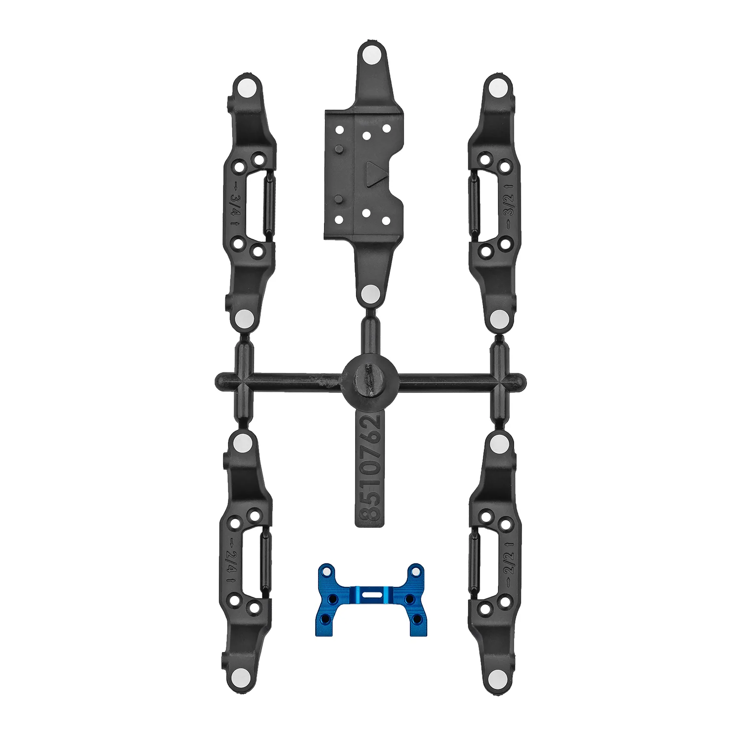 RC28R Upper And Lower Front Arm Set RC28 [Associated] 21634