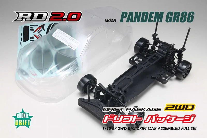 RD 2.0 ROOKIE DRIFT RWD 1-10 RC Drift Car kit + GR86 Body RD2.0 [Yokomo] DP-GR86