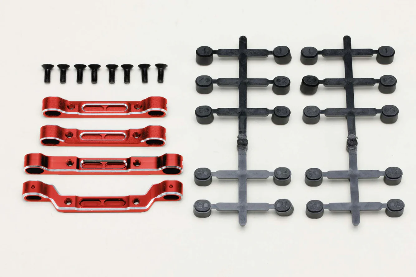 RD2.0 Aluminium Suspension Mount Set (Black, Red, Purple, Blue) [Yokomo] RD-301AS RD-301ASBL RD-301ASP RD-301ASR - Image 6