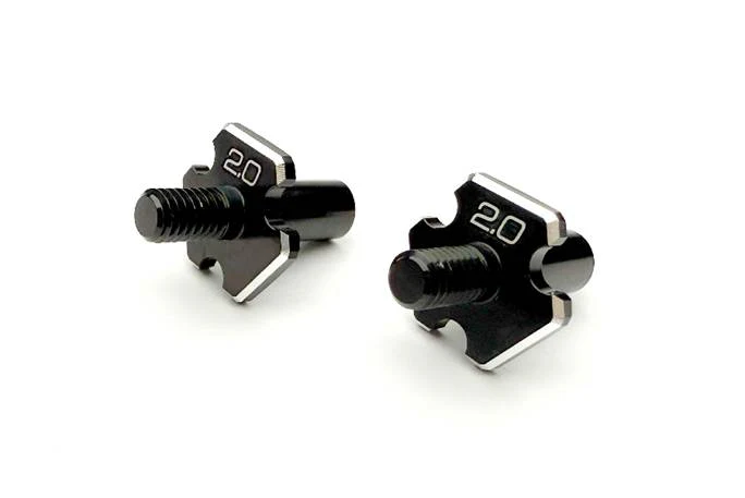 RDX Aluminum Front Axle for D1-MK-B2 (2.0mm Type, Set of 2)  [Reve D] D1-010FA2 - Image 2