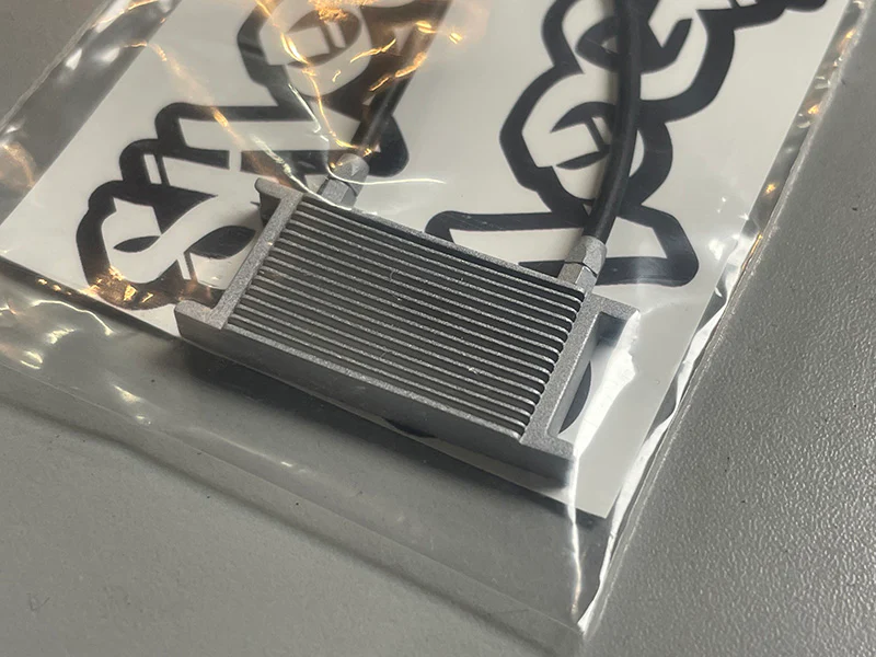 Realistic 1-10 Scale MEDIUM SIZE OIL COOLER (SW LOGO) [Shogun Works] M-SWOILCOOLER