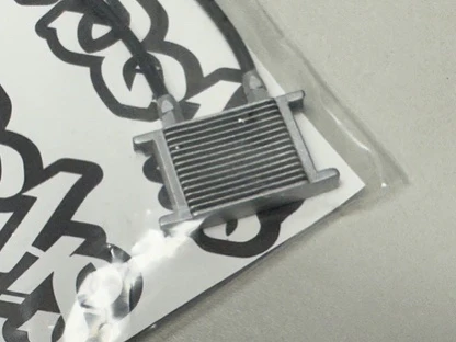 Realistic 1-10 Scale Small Square SIZE OIL COOLER (SW LOGO) [Shogun Works] S-OILCOOLER(SQ)
