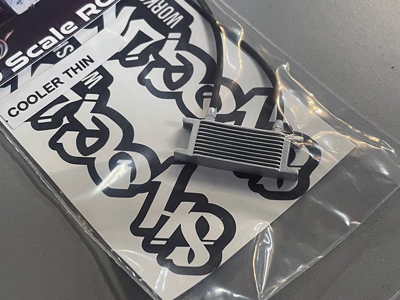 Realistic 1-10 Scale THIN SIZE OIL COOLER [Shogun Works] T-OILCOOLER