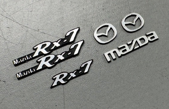 Realistic 3D Chrome Emblem S13 S14 SILVIA MARK2 RX7 SUPRA LEVIN TRUENO 180SX [Shogun Workshop] Emblem-Set - Image 12