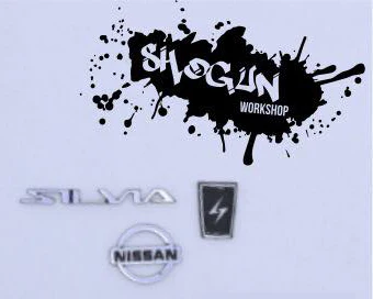 Realistic 3D Chrome Emblem S13 S14 SILVIA MARK2 RX7 SUPRA LEVIN TRUENO 180SX [Shogun Workshop] Emblem-Set - Image 7
