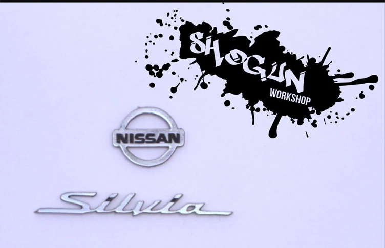 Realistic 3D Chrome Emblem S13 S14 SILVIA MARK2 RX7 SUPRA LEVIN TRUENO 180SX [Shogun Workshop] Emblem-Set - Image 8