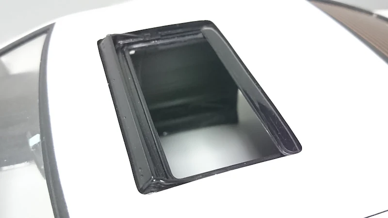 Realistic Plastic Sliding Sun Roof Kit TYPE-2 (47mmx76mm) [D-Craft] DC7 - Image 2