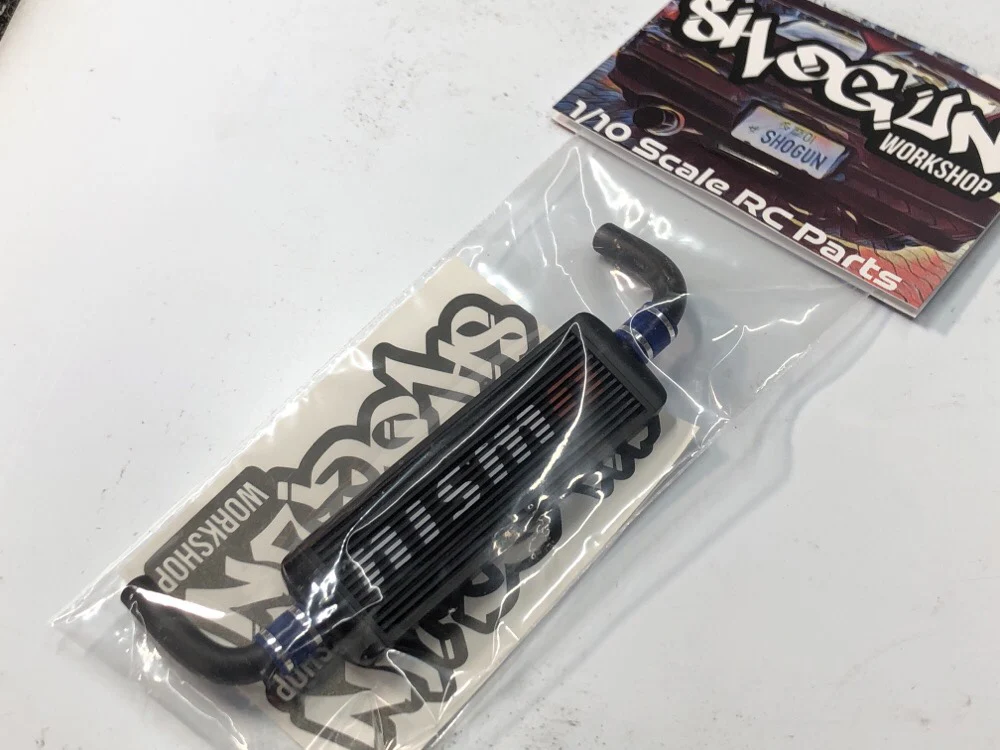 Realistic Scale 1-10 Intercooler w- NISMO Logo [Shogun Works] SILVER or BLACK - Image 2