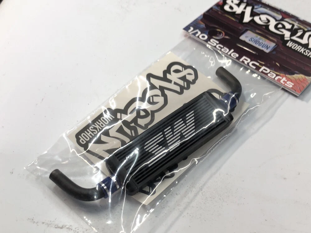 Realistic Scale 1-10 Intercooler w- SW Logo [Shogun Works] SILVER or BLACK - Image 3
