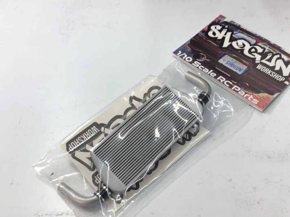 Realistic Scale 1-10 JUMBO LARGE Intercooler [Shogun Works] SILVER