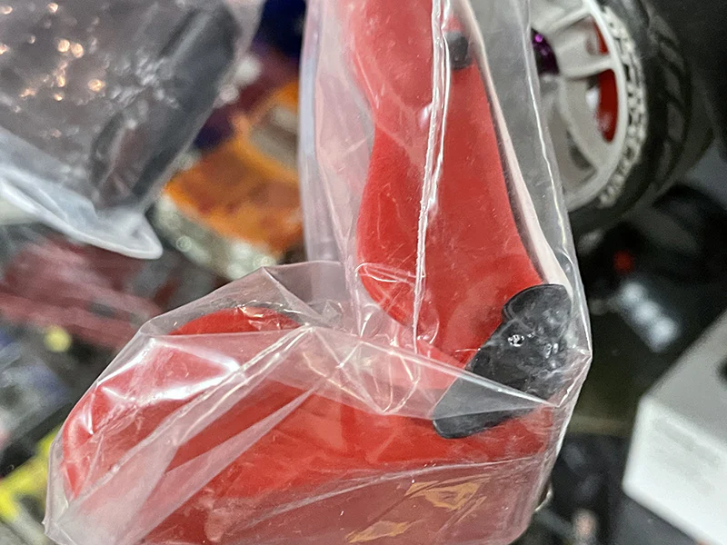 Realistic Scale 1-10 SPARCO RACE SEAT [Shogun Works] RED BLACK - Image 3