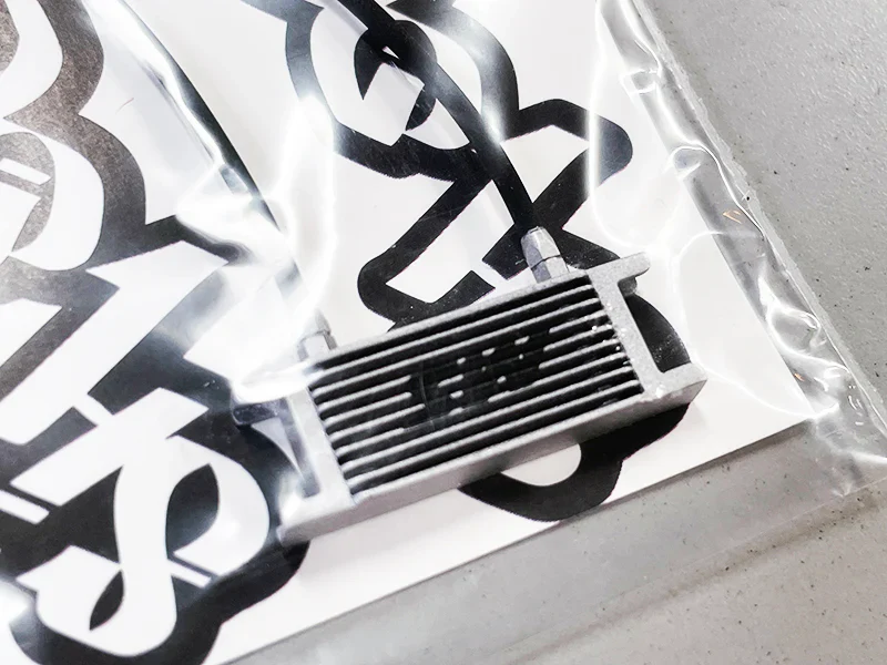 Realistic SW LOGO 1-10 Scale OIL COOLER [Shogun Works] SW-SlenderCooler-SW