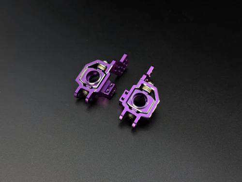 Rear Hub Carriers (RD2.0 Uprights) for 1-10 RC Drift Car (Red Purple Black) [Team AD] AD-9011 - Image 4