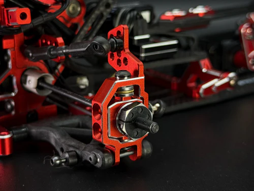 Rear Hub Carriers (RD2.0 Uprights) for 1-10 RC Drift Car (Red Purple Black) [Team AD] AD-9011 - Image 8