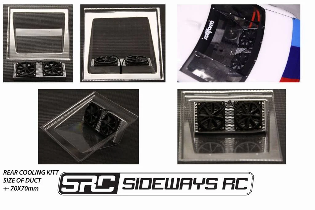 Rear Radiator Cooling Kit w FANS [SRC] sdw-coolkit