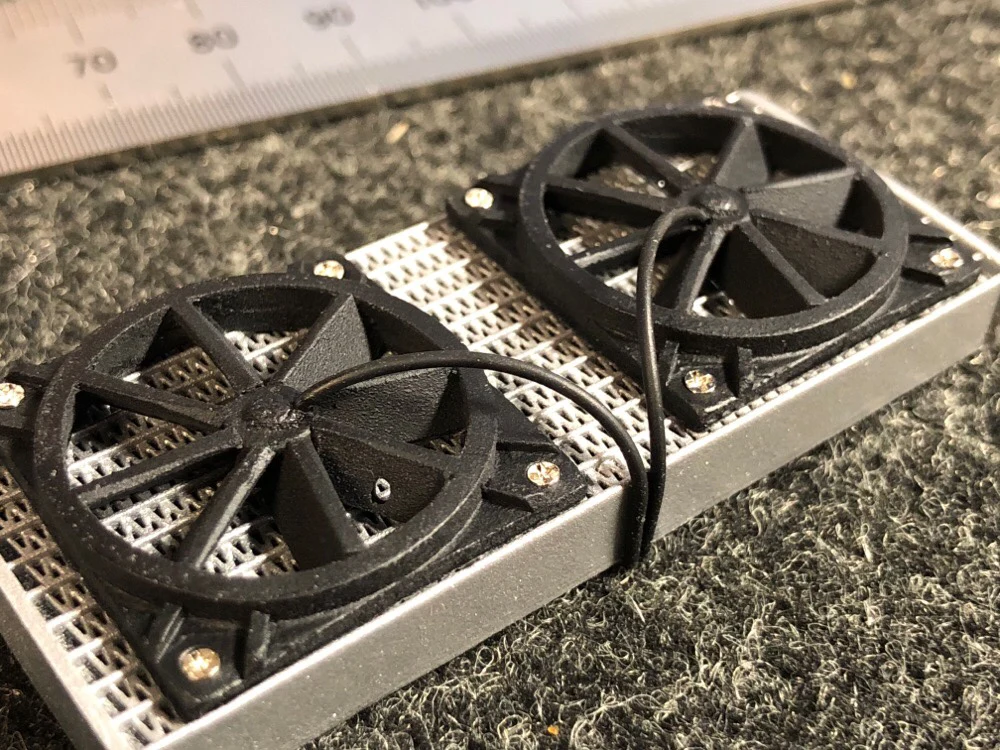 Rear Radiator Cooling Kit w FANS [SRC] sdw-coolkit - Image 2