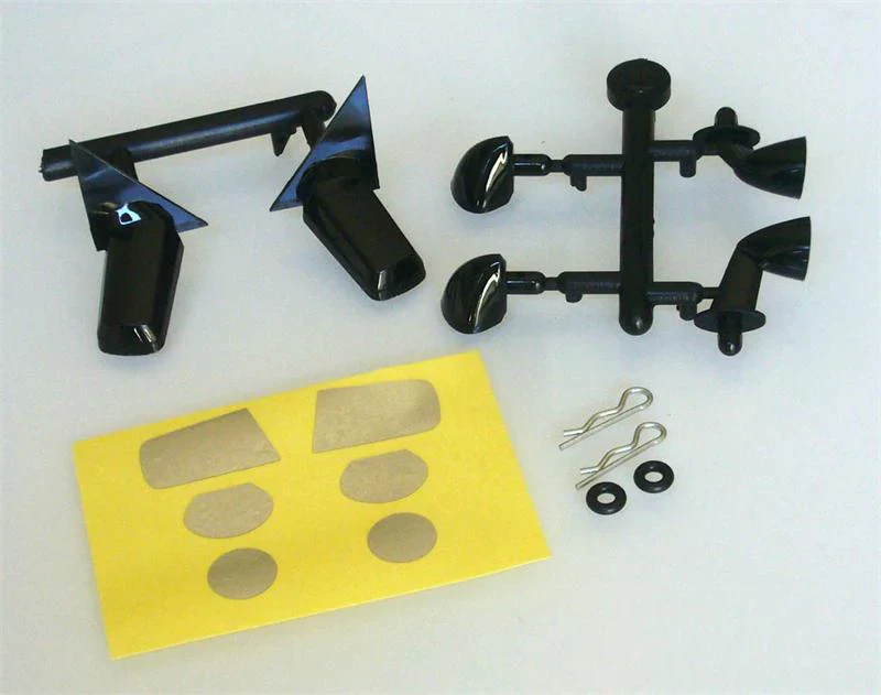 Rearview Mirror Set II (New Design) - 3 TYPES - DOOR AND FENDER [ABC HOBBY] 66205 - Image 5