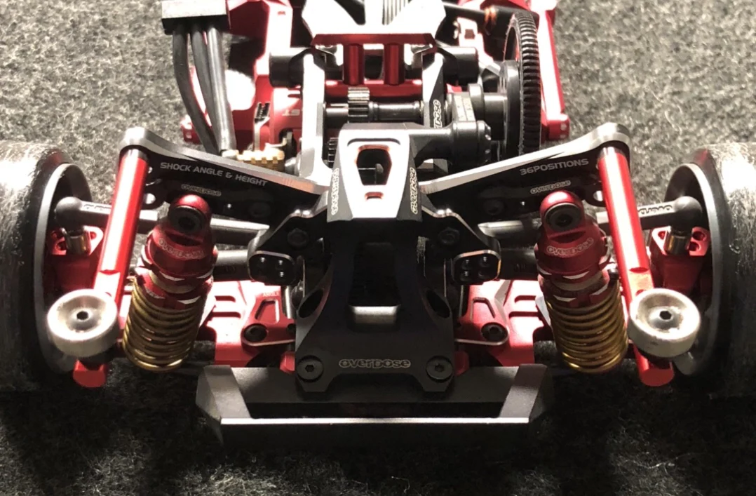 RED Gorilla Mounts Stealth Magnet Mount Body Post-Less Kit Magnets (FRONT REAR) [ScaleReflex] 888110