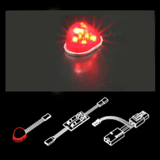 RED Patrol Police Roof Light (Rotating Flashing) V4 Teardrop [Eagle] LED-PL-401R-U2 - Image 5