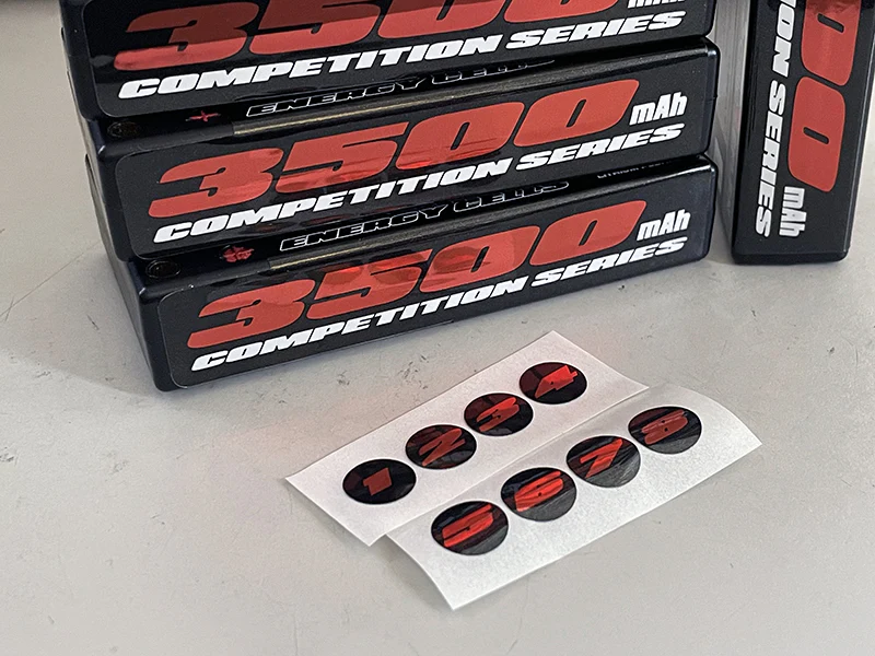 RED - REFLEX SHORTY LIPO 7.4v 2S 3500mah 100C Ultra Slim Lightweight Battery (w Cable 4.0mm Bullet to Deans) - 136g - 18.5mm Thick - 3500 mah - Image 6