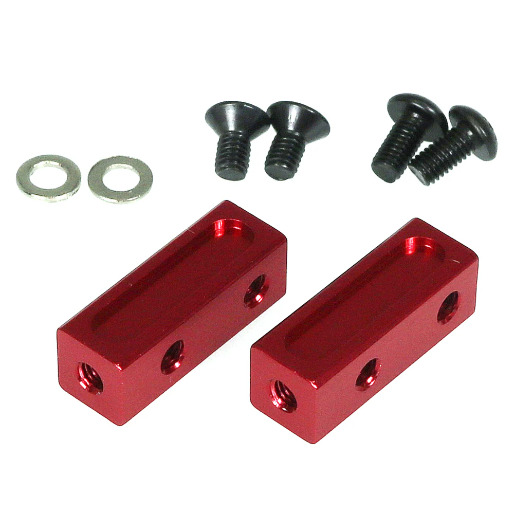 RED SP Servo Mount-Short / Universal Bracket Right Angle [Eagle] 407LP2-SH-RE