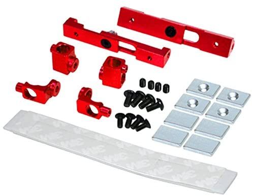 Red Stealth Magnet Body Mount 1-10 R-C Car (Post-less) Kit (FRONT&amp;REAR) Type-5 [Eagle Racing] BM-07-RE