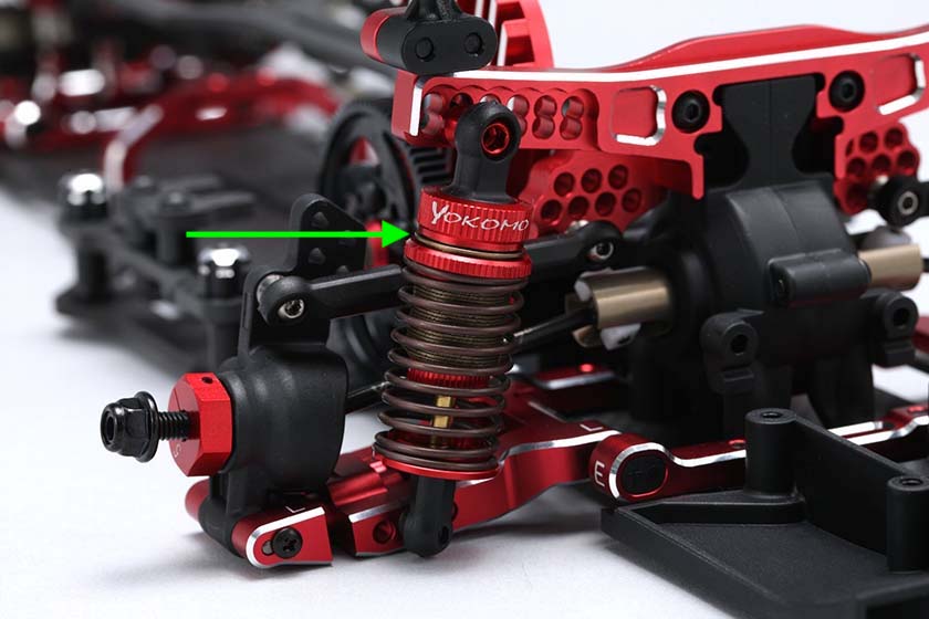 RED SLF Big Bore Shock Set YD2 RD SD MD [Yokomo] Y2-SBBSRA - Image 3