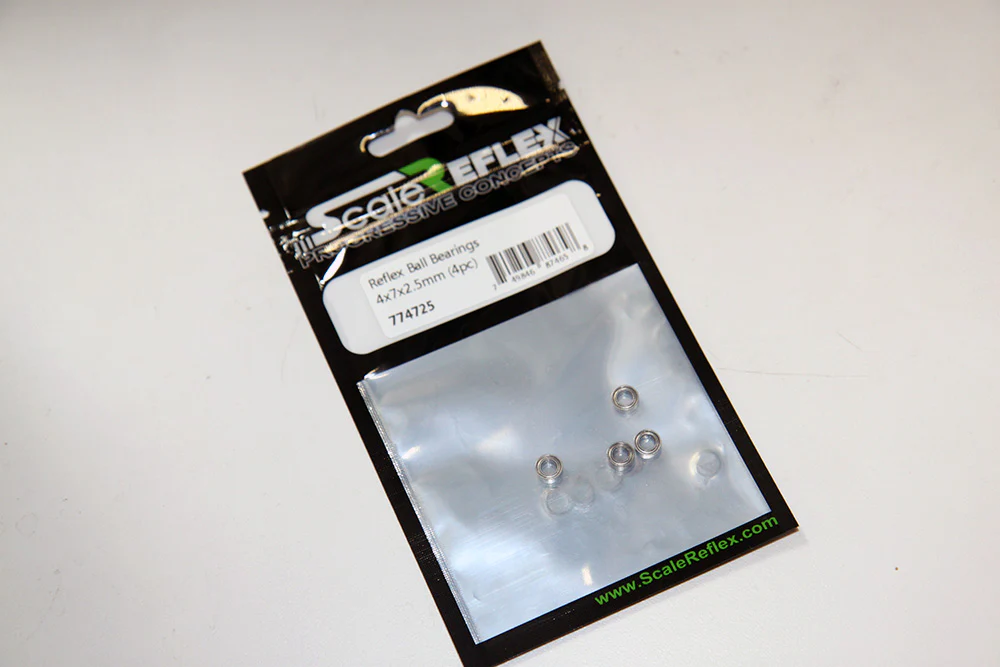 Reflex Ball Bearings 4x7x2.5mm (4pc) [Scale Reflex] 774725
