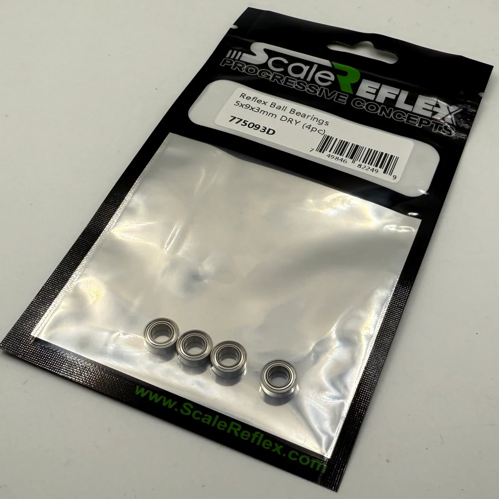Reflex Ball DRY Bearings 5x9x3mm (4pc) Shark [Scale Reflex] 775093D - Image 2