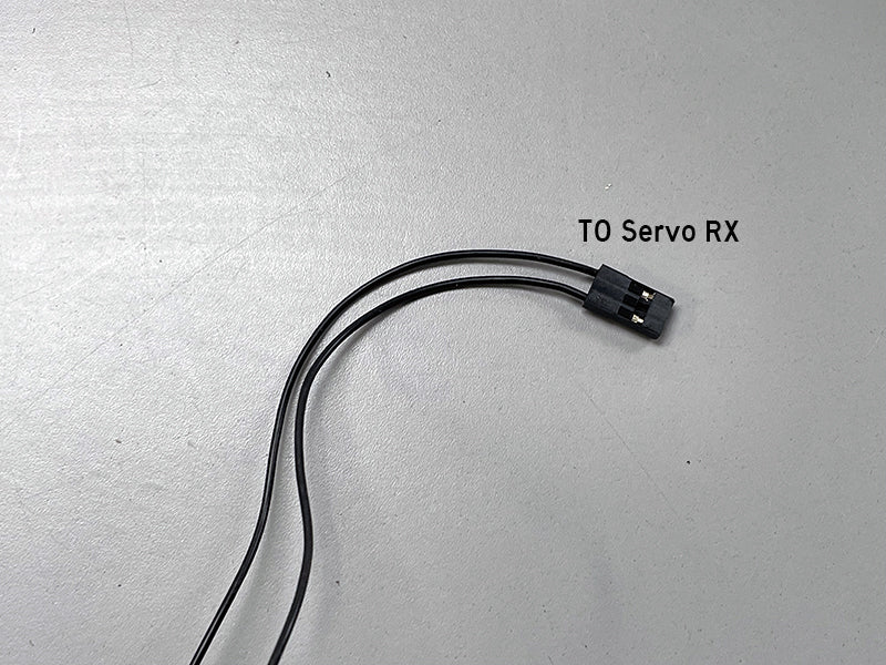 Reflex BLACK SERVO BEC BYPASS PATCH CABLE ESC Wire (SOLDER FREE BEC SOLUTION) [Scale Reflex] 700775 - Image 2