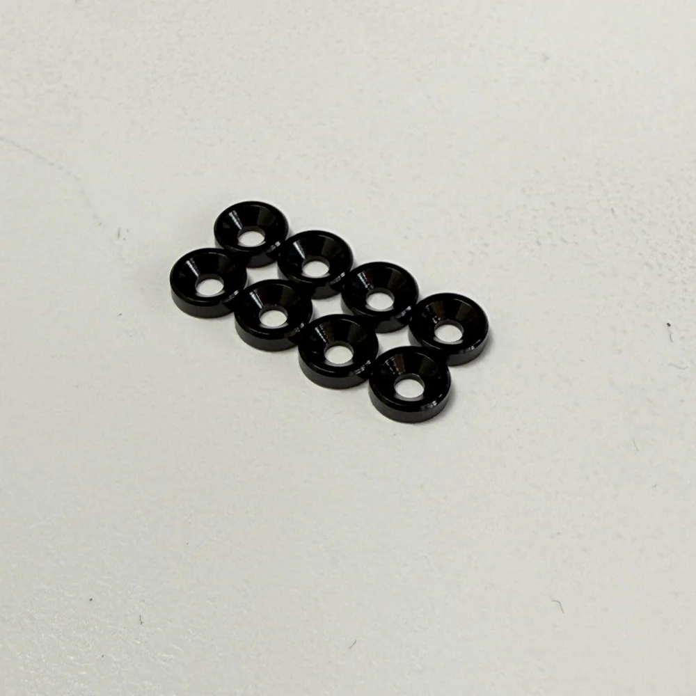 Reflex Counter Sunk Washers M2 8 Pack - BLACK, RED, BLUE, ORANGE, PURPLE [Scale Reflex] - Image 3