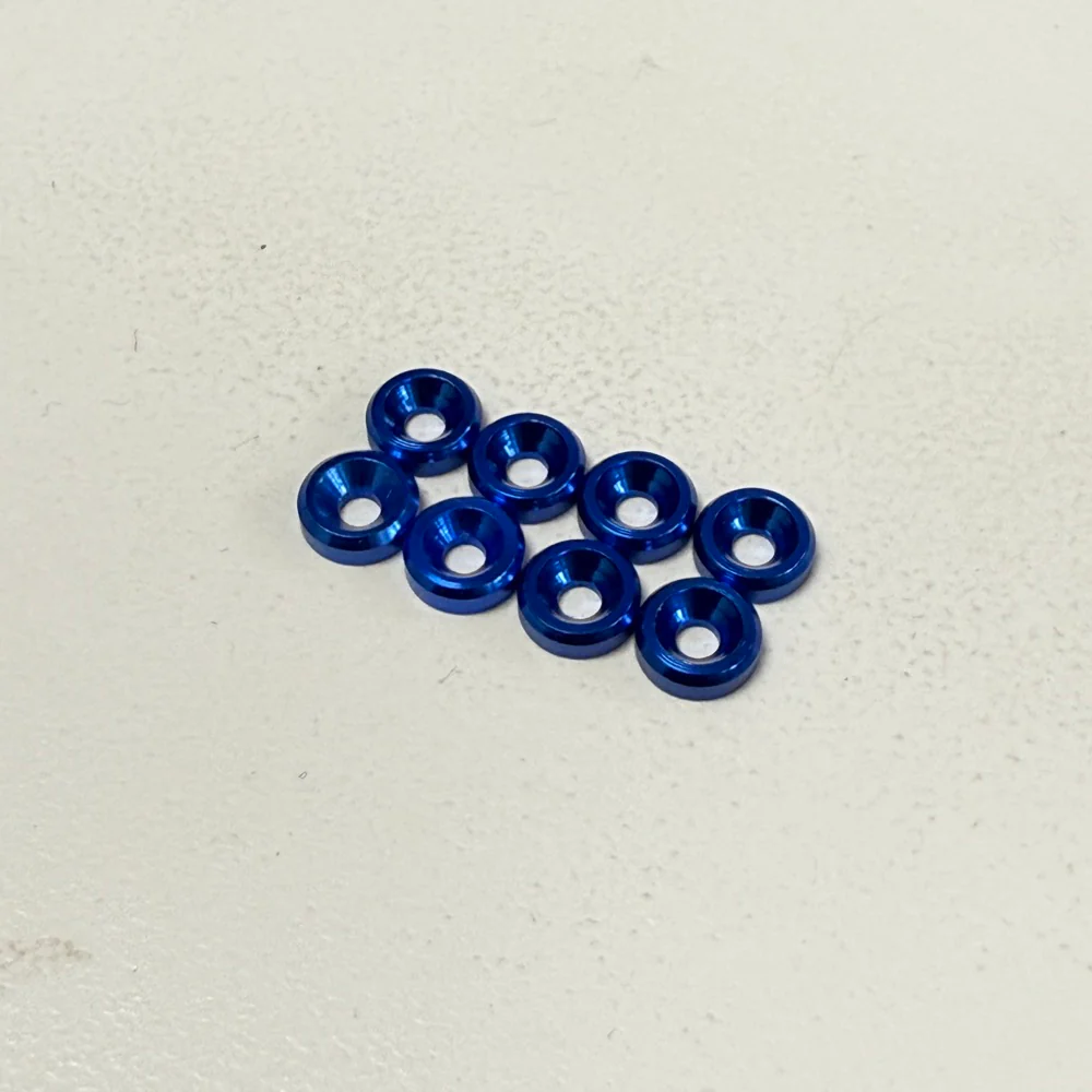 Reflex Counter Sunk Washers M2 8 Pack - BLACK, RED, BLUE, ORANGE, PURPLE [Scale Reflex] - Image 4