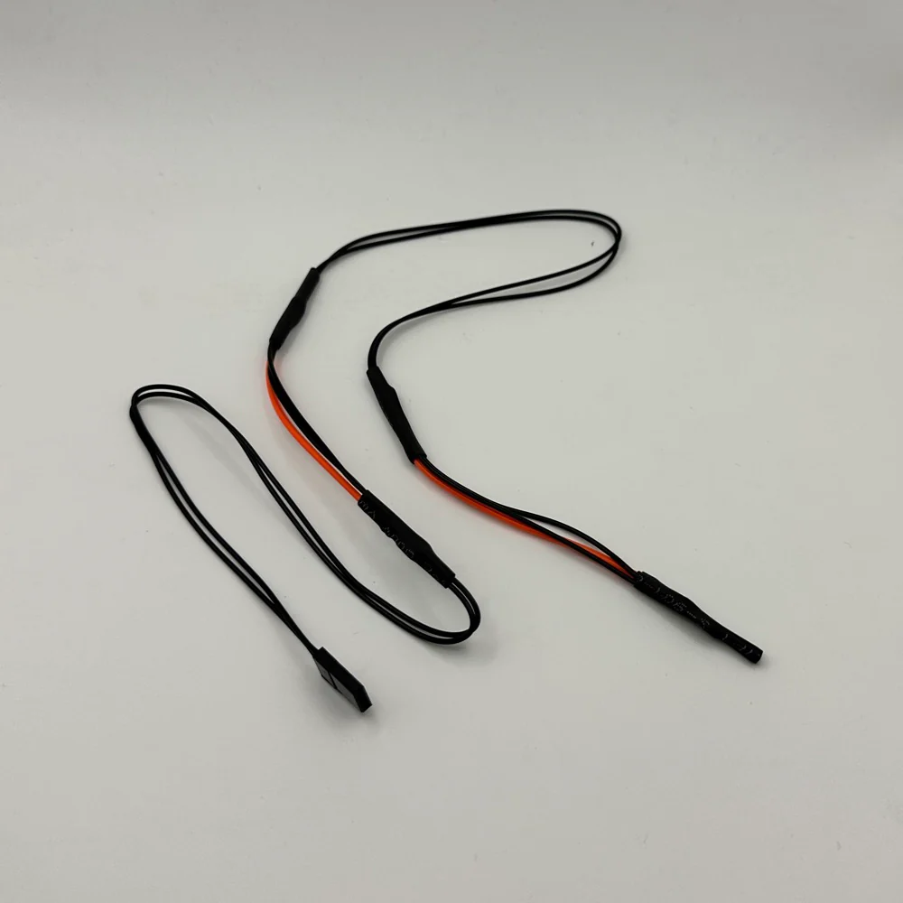 REFLEX FLEXSTRIPS - DUAL RED LED Optics LIGHTS (flexible) ANGEL EYE HALO LED for 1-10 CAR [SCALE REFLEX] 700623 - Image 2
