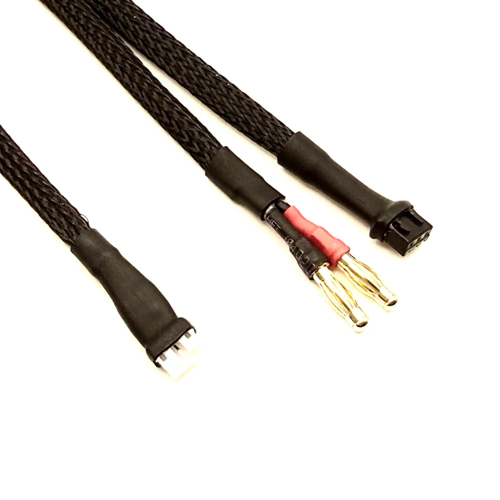 Reflex Jumper Cables - PRO 4MM / JST-PH Balance 2S LIPO Battery Charging Cable 1-28 Mini-Z [Scale Reflex] 700380
