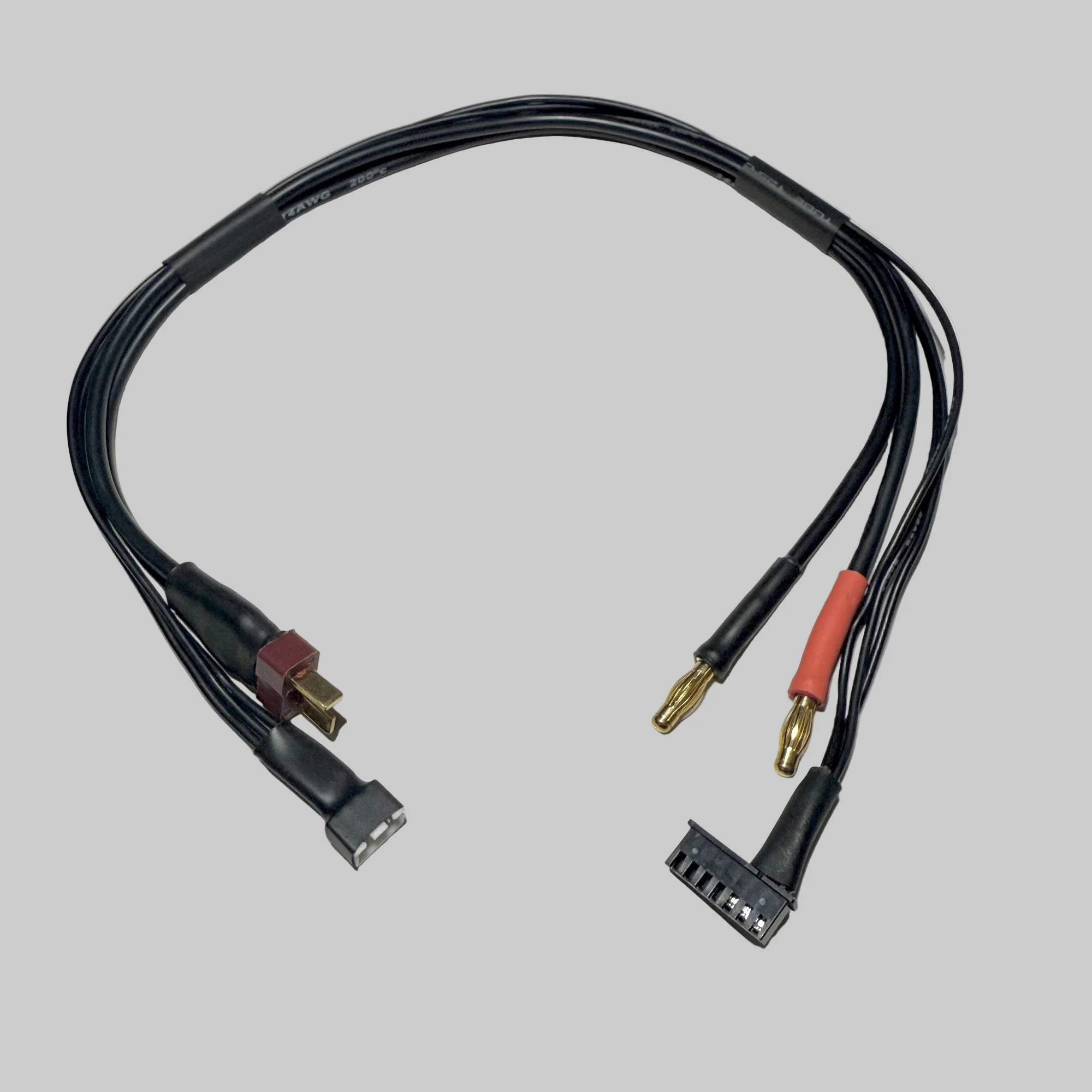 Reflex Jumper Cables - PRO HD 4.0mm to DEANS Balance 2S LIPO Battery Charging Cable [Scale Reflex] SR700377
