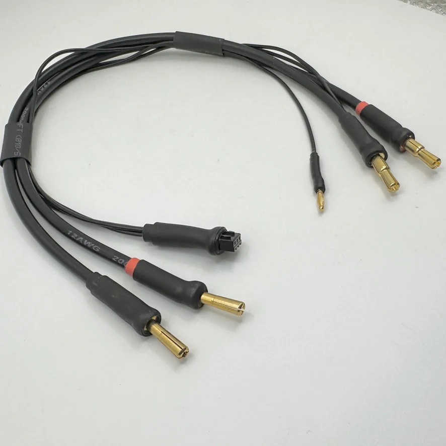 Reflex Jumper Cables - PRO HD 4mm to 4mm / 5mm Bullets Balance 2S LIPO Battery Charging Cable [Scale Reflex] 700394 - Image 3
