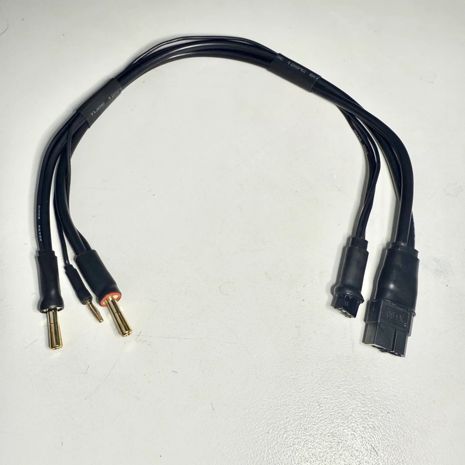 Reflex Jumper Cables - PRO HD XT60 to 4mm Bullets Balance 2S LIPO Battery Charging Cable [Scale Reflex] 700379