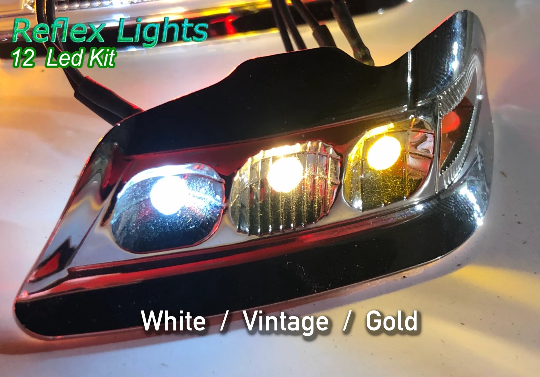 Reflex Lights System 12 LED (Rx - Lipo) 1-10 CAR LIGHT KIT  [Scale Reflex] - Image 5