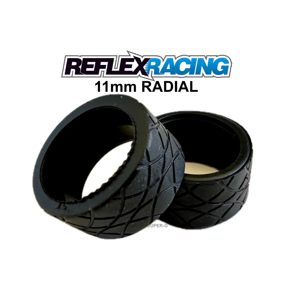 Reflex Racing 11mm RADIAL TIRES - 30  35 DEG for Mini-Z [Reflex Racing] RX602-30 RX602-35