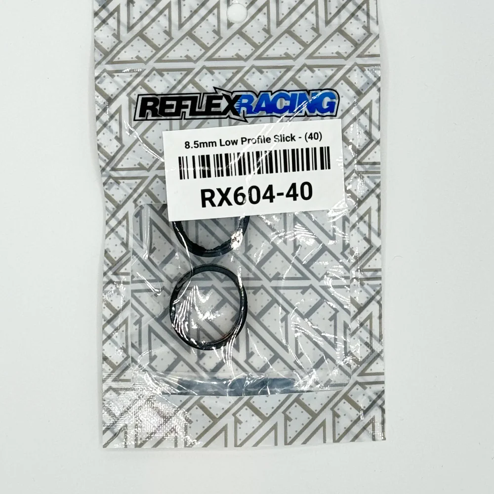 Reflex Racing 8.5mm LOW PROFILE SLICK TIRES - 30 / 35 / 40 / 45 DEG for Mini-Z [Reflex Racing] RX604-40 RX604-45 - Image 6