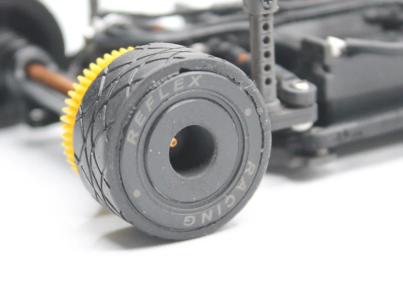 Reflex Racing NYLON MACHINED BLACK - RWD Rims for Mini-Z (8.5mm - 11mm - 14mm) [Reflex Racing] RX613 - Image 2