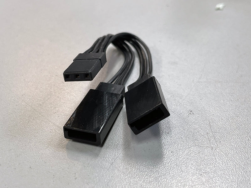 Reflex Servo Y Splitter - ESC (80mm) 3.2" Y-Splitter Cable Wire [Scale Reflex] 700550 - Image 2