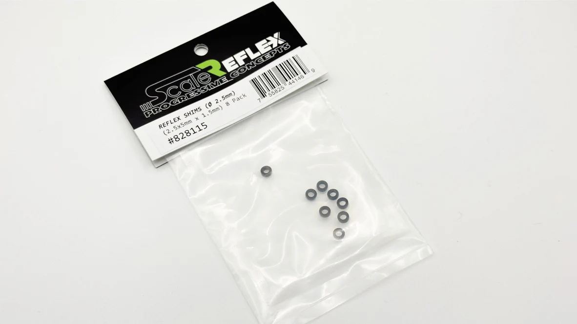 Reflex Shims (2.5mm x 5mm x 1.5 thick) 8 Pack [Scale Reflex] 828115