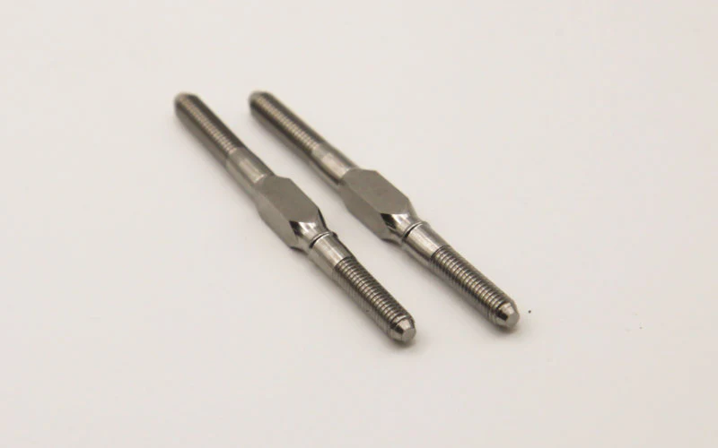 REFLEX - Titanium Turnbuckles (2pc) [Scale Reflex] 16mm ~ 50mm (3mm) Turn Buckle