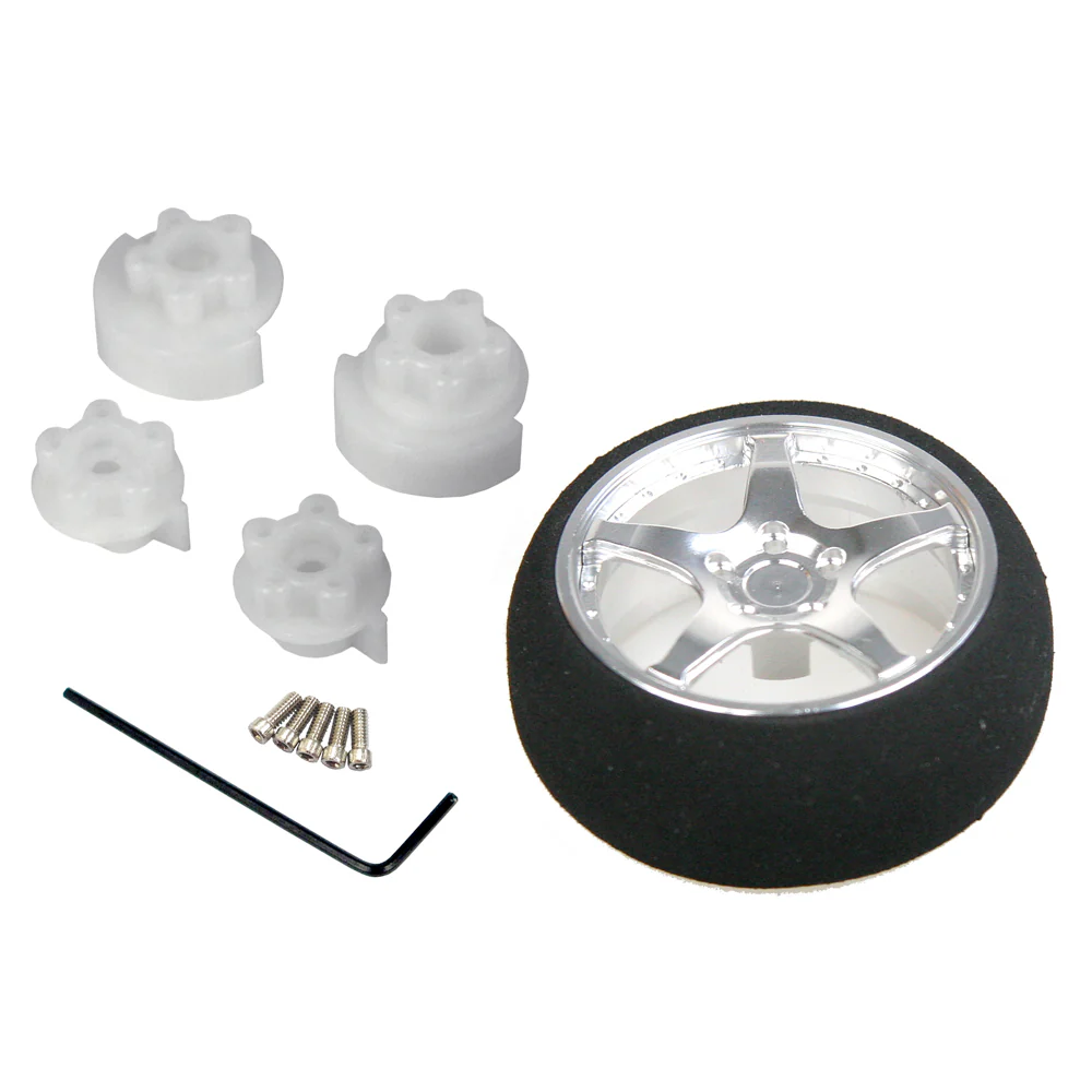 Remote Control - SP 5 Spokes (SILVER) Steering Wheel [Eagle Racing] 3029U-SI