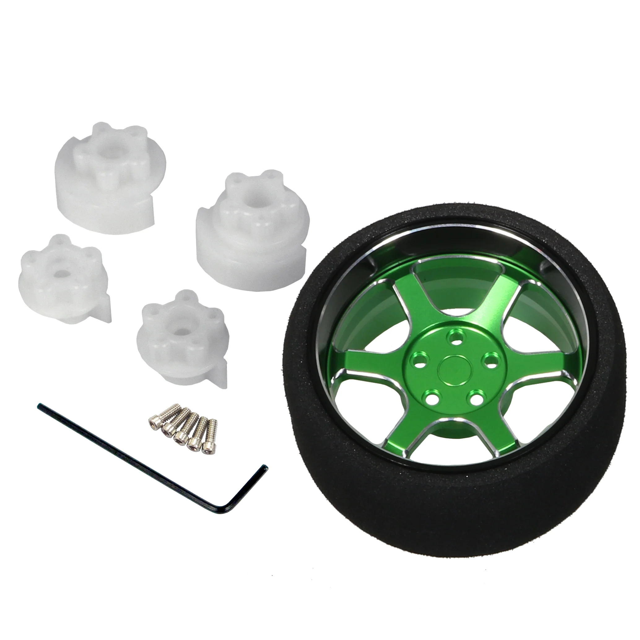 Remote Control - SP Deep Rim Steering Wheel 6 Spokes (GREEN) [Eagle Racing] 3029-6S-GR - Image 3