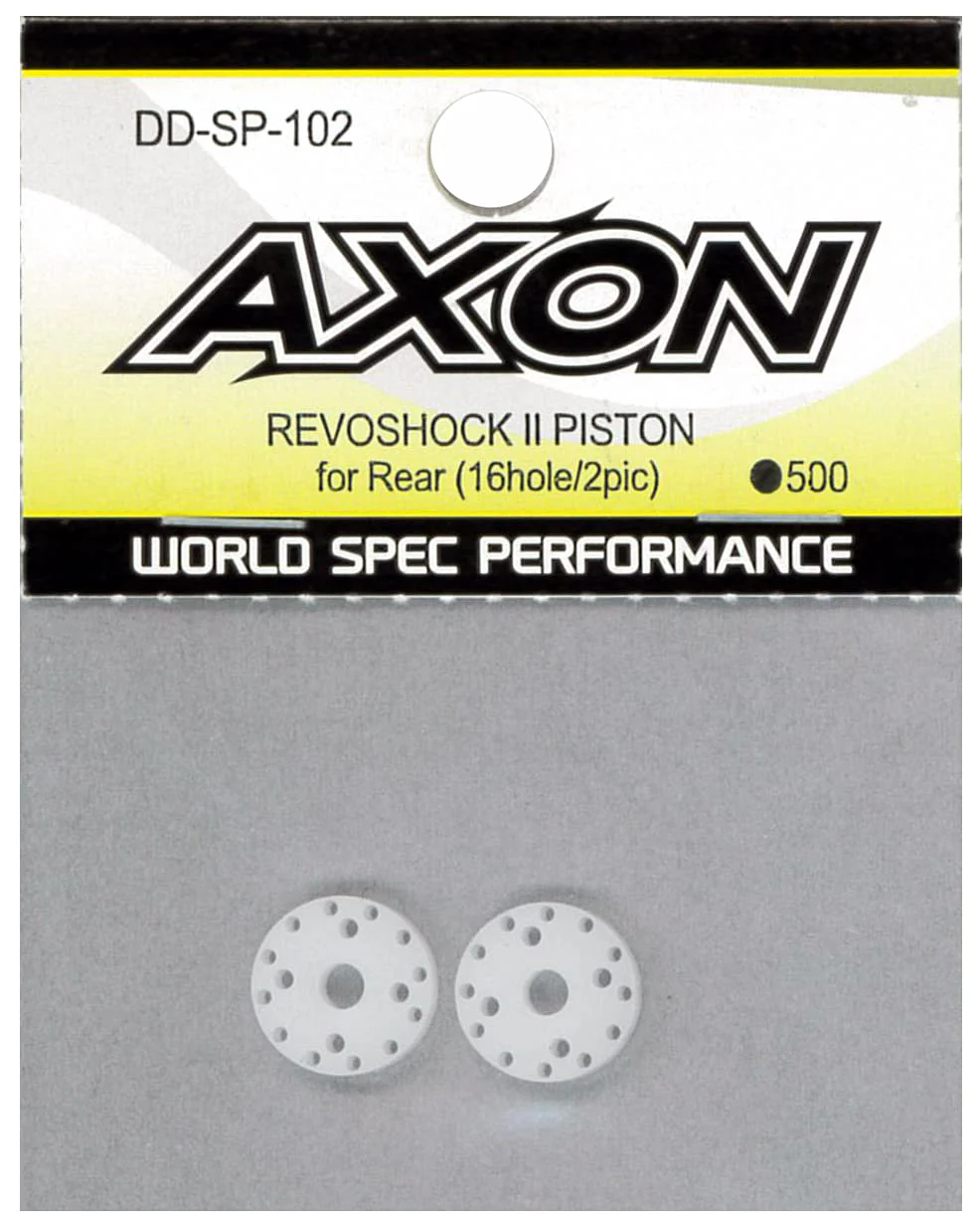 Revoshock 2 - Piston for Front 16 hole - 2 pc [Axon] DD-SP-102