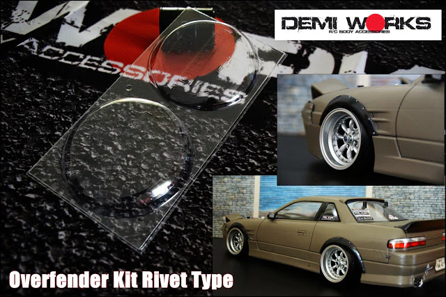 Rivet Type A 1-10 Universal Fender Flares - Widebody [Demi Works] DWUFS-A