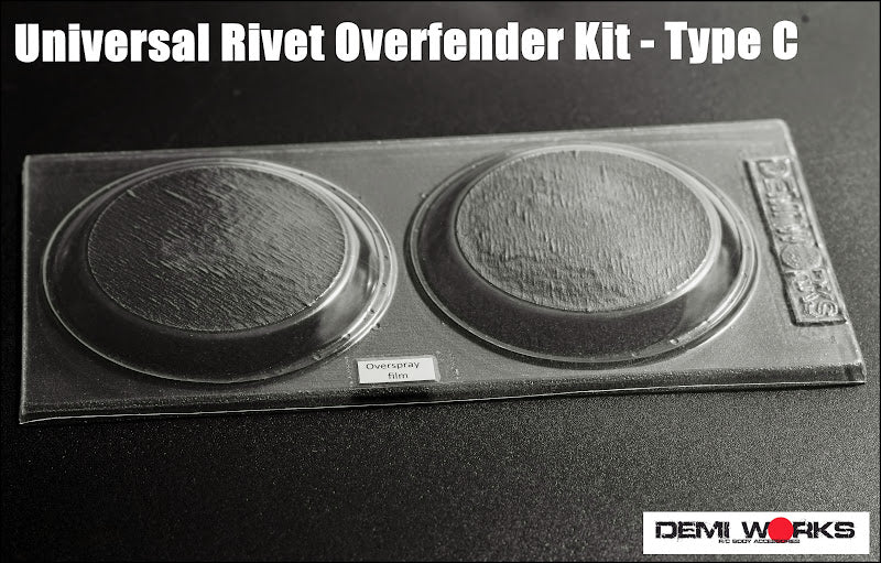Rivet Type C 1-10 7mm Universal Fender Flares - Widebody [Demi Works] DWUFS-C