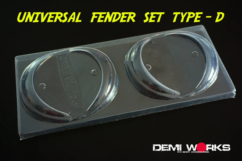Rivet Type D 1-10 6mm Universal Fender Flares - Widebody [Demi Works] DWUFS-D - Image 2